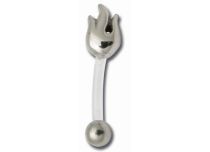 Palla di banana flessibile 3 mm Modello a fiamma | Itc