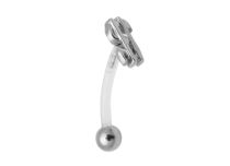 Pallina flessibile Banana 3 mm motivo Dollari |  ITC