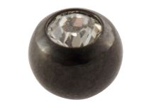 Bouce Acciaio Nero Cristallo Colorato Vite 1,6 mm | Itc