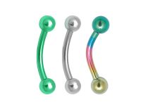 Palline colorate in titanio Banana 3 mm |  ITC