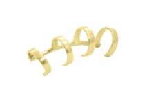 Piercing finti in acciaio dorato Multi Anelli |  ITC