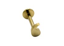Labret Acciaio PVD Oro modello a goccia |  ITC