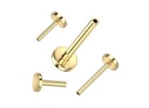 Labret Senza filettatura Titanio PVD ORO