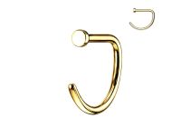 stud nez titane gold demi courbe