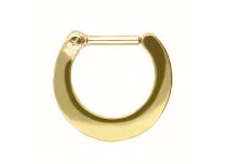 Anello per setto nasale in acciaio placcato oro con cerniera |  ITC