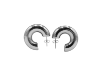 Coppia di orecchini in argento