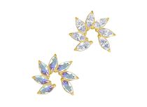 Accessorio interno Titanio pvd oro 0,9 mm motivo arco a petali