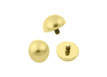 Demi boule titane PVD gold 0.9 mm ITC Piercing