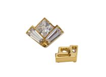 Accessorio corona in titanio PVD ORO modello Itc