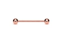 Palline Barbell in acciaio oro rosa 5 mm |  ITC