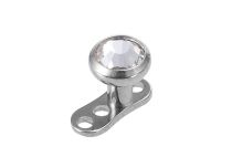 Piercing Surface Titanium Sterile Disc 4 mm Crystal White |  ITC