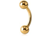 Banana Titanio PVD Oro Palline sterili 3 mm | Itc