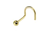 Perno nasale sterile in titanio PVD oro |  ITC