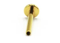 Labret Titanio PVD Oro Vassoio interno sterile 4 mm |  ITC