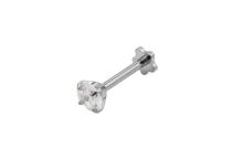 Labret Titane Interne Stérile motif Griffé Rond |  ITC