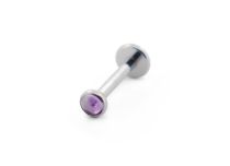 Labret Titanio Interno Sterile 1,2 x 8 mm Cabochon 2 / 3 mm Pietra Naturale Colo