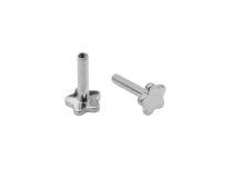 Labret interno sterile in titanio 1,2x8