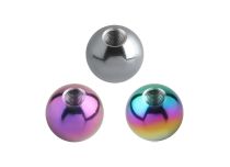 Vite colorata a sfera in titanio |  ITC