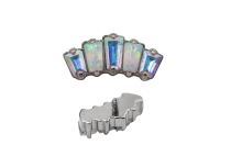 Accessorio in titanio con motivo a traliccio | Itc