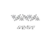 Accessorio interno Titanio 0,9 multistrato bianco motivo triangolare