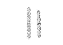 Accessorio interno Titanio 0,9 motivo barretta di strass bianchi