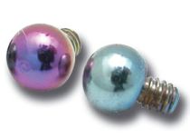 Vite interna in acciaio anodizzato colorata a sfera | Itc