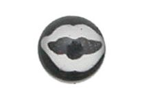 Palla d'acciaio Push Clip Motivo baffi | Itc