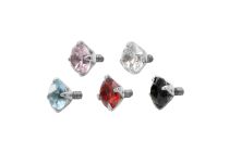 Accessorio a vite interna tonda crimpata colorata |  ITC