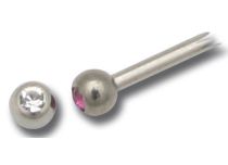Sfera in titanio colorato con cristallo bianco | Itc