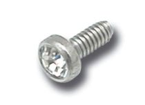 Vite interna a sfera in titanio 2,5 mm Cristallo colorato | Itc