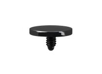 Vite interna a disco in titanio nero per gioielli 1,6 mm |  ITC