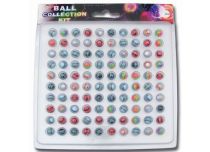 Confezione da 100 palline acriliche colorate | Itc