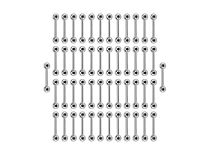 Set di palle per bilancieri in titanio 3 mm |  ITC