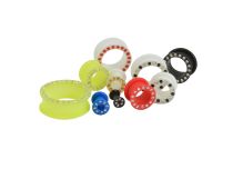 Set di tunnel flessibili in silicone con mix di strass colorati |  ITC
