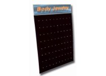 Espositore in ecopelle 80 clip, 25x35cm, logo