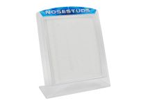 Espositore in acrilico 12 x 15,5 CM per 70 borchie da naso