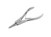 Pinze per anelli di sicurezza in acciaio inox lunghe 10 cm