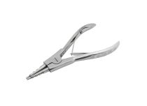 Pinza per anelli di sicurezza in acciaio inox lunga 13 cm