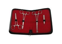 Set di 4 pinze per piercing in acciaio inossidabile