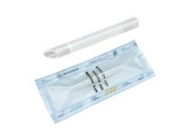 Confezione da 10 provette sterili singole in plastica 45° Øext 8mm