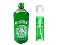 Sapone verde pronto all'uso | Tatuaggio all'Aloe