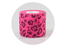Fascia protettiva per maniche - stampa leopardo rosa | Itc
