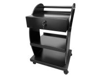 Credenza nera a 3 ripiani 2nd life |  ITC