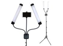 Lampada da terra a doppio LED