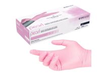 Guanti in nitrile rosa PEARL- senza polvere | Unigloves
