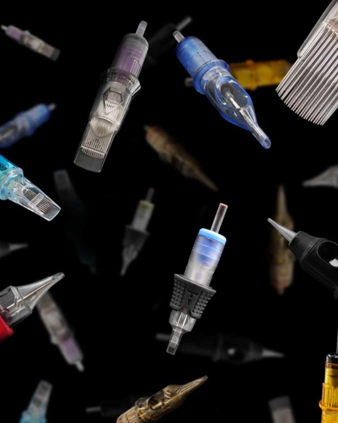 Un'ampia gamma di cartucce per tatuaggi